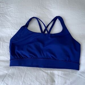 lululemon Energy Bra Blue size 8